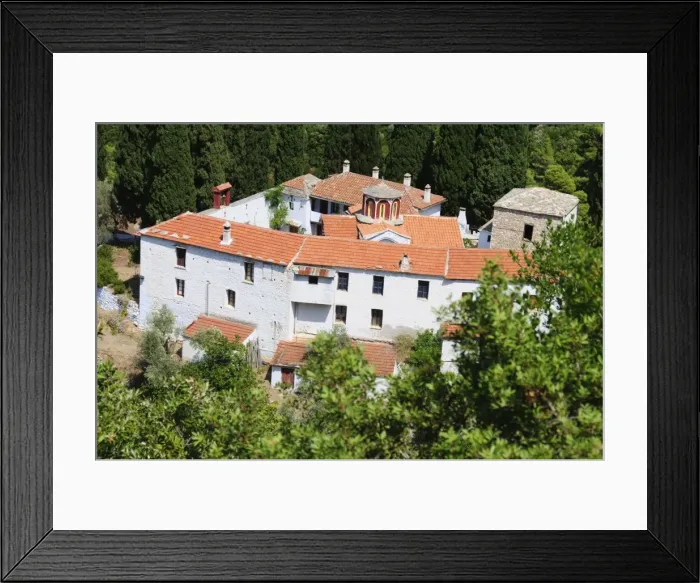 Framed Print : Monastery Sotira, Skopelos, Sporades Islands, Greek Islands, Greece, Europe Framed Print : Monastery Sotira, Skopelos, Sporades Islands, Greek Islands, Greece, Europe