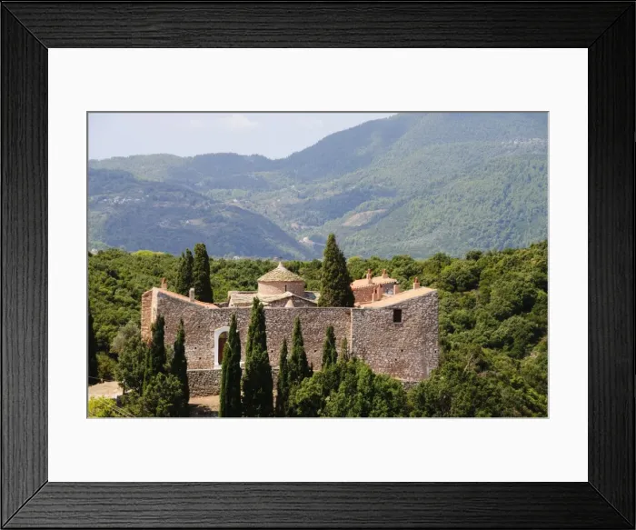 Framed Print : Monastery Agia Varvara, Skopelos, Sporades Islands, Greek Islands, Greece, Europe Framed Print : Monastery Agia Varvara, Skopelos, Sporades Islands, Greek Islands, Greece, Europe