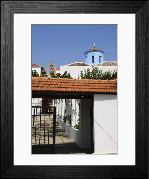 Framed Print : Monastery Prodromos, Skopelos, Sporades Islands, Greek Islands, Greece, Europe