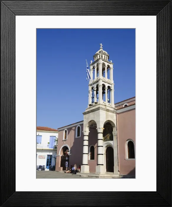 Framed Print : Church of the Three Bishops, Skiathos Town, Skiathos, Sporades Islands Framed Print : Church of the Three Bishops, Skiathos Town, Skiathos, Sporades Islands