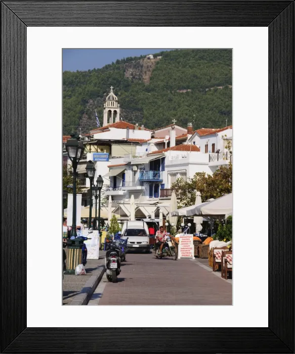 Framed Print : Skiathos Town, Skiathos, Sporades Islands, Greek Islands, Greece, Europe Framed Print : Skiathos Town, Skiathos, Sporades Islands, Greek Islands, Greece, Europe