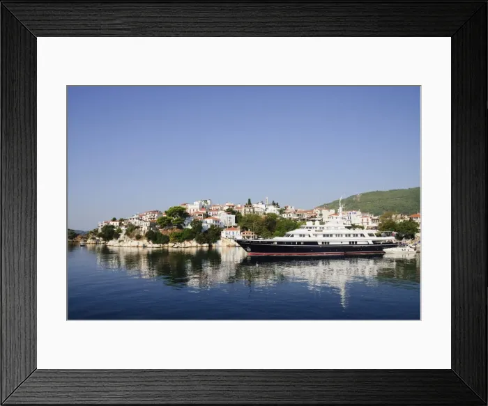Framed Print : Harbour, Skiathos Town, Skiathos, Sporades Islands, Greek Islands, Greece, Europe Framed Print : Harbour, Skiathos Town, Skiathos, Sporades Islands, Greek Islands, Greece, Europe
