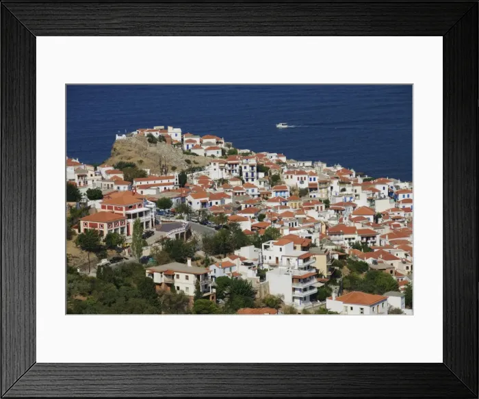 Framed Print : Skopelos Town, Skopelos, Sporades Islands, Greek Islands, Greece, Europe Framed Print : Skopelos Town, Skopelos, Sporades Islands, Greek Islands, Greece, Europe