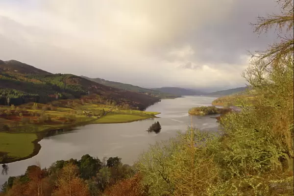 Dawn over Loch Tummel from Queens View, Perth and Kinross, Scotland