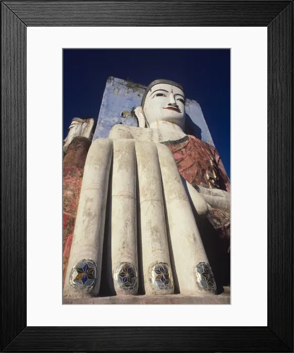 Framed Print : The Kyaik Pun, one of four Buddhas, near Bago, Myanmar (Burma), Asia Framed Print : The Kyaik Pun, one of four Buddhas, near Bago, Myanmar (Burma), Asia