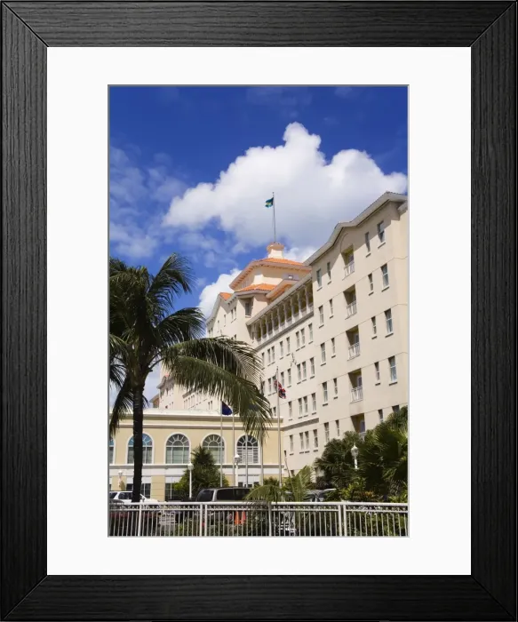 Framed Print : British Colonial Hotel, Nassau, New Providence Island, Bahamas, West Indies