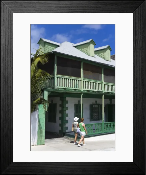 Framed Print : House on George Street, Nassau, New Providence Island, Bahamas, West Indies Framed Print : House on George Street, Nassau, New Providence Island, Bahamas, West Indies