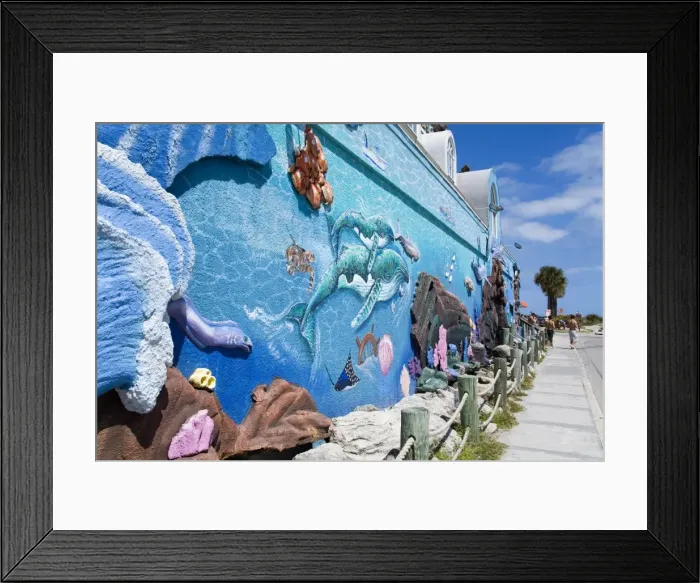 Framed Print : Rickeys Arcade, Cocoa Beach, Florida, United States of America, North America Framed Print : Rickeys Arcade, Cocoa Beach, Florida, United States of America, North America