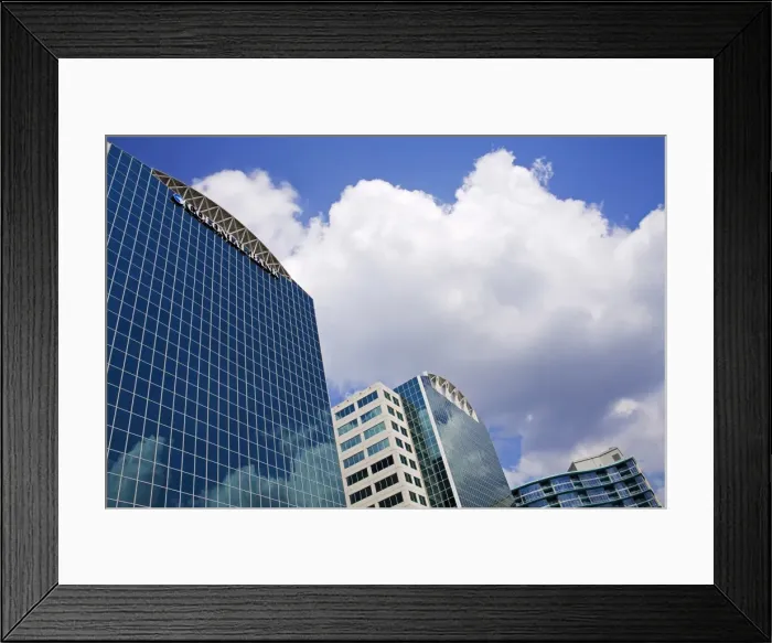 Framed Print : Downtown skyscrapers, Orlando, Florida, United States of America, North America Framed Print : Downtown skyscrapers, Orlando, Florida, United States of America, North America