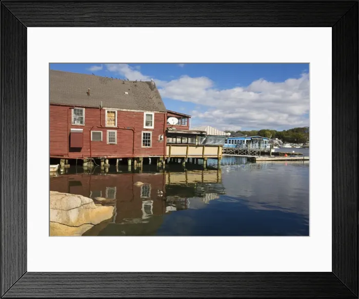 Framed Print : Old Boathouse in Rocky Neck, Gloucester, Cape Ann, Greater Boston Area Framed Print : Old Boathouse in Rocky Neck, Gloucester, Cape Ann, Greater Boston Area