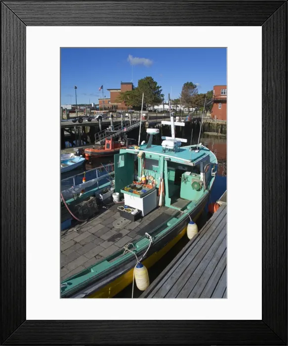 Framed Print : Fishing boat, Gloucester Harbor, Cape Ann, Greater Boston Area, Massachusetts Framed Print : Fishing boat, Gloucester Harbor, Cape Ann, Greater Boston Area, Massachusetts