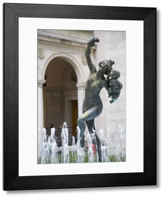 Framed Print : Courtyard of Boston Public Library, Copley Square, Boston, Massachusetts Framed Print : Courtyard of Boston Public Library, Copley Square, Boston, Massachusetts