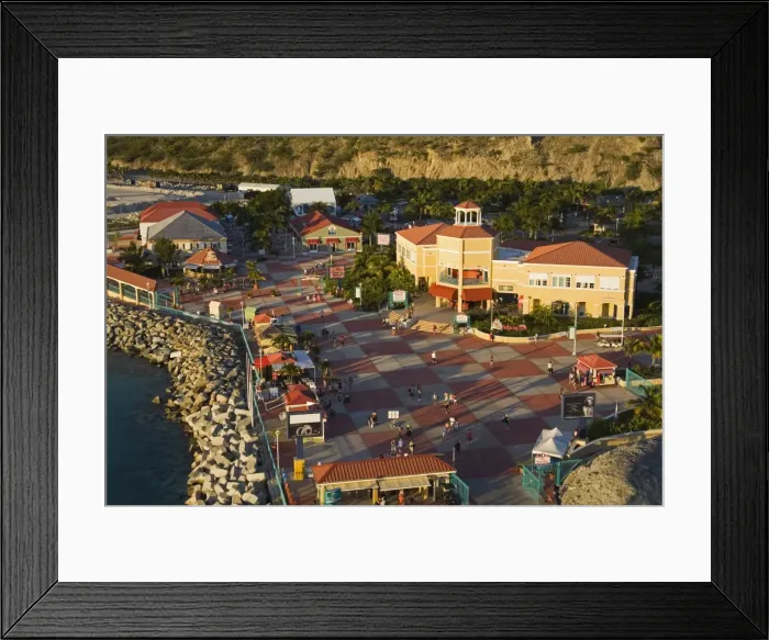 Framed Print : Whathey Pier Cruise Ship Terminal, Philipsburg City, St. Maarten Island Framed Print : Whathey Pier Cruise Ship Terminal, Philipsburg City, St. Maarten Island