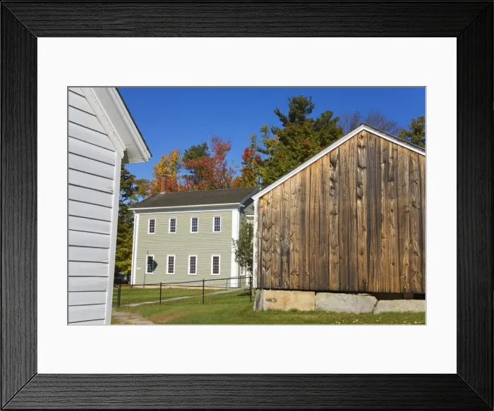 Framed Print : Canterbury Shaker Village, New Hampshire, New England, United States of America Framed Print : Canterbury Shaker Village, New Hampshire, New England, United States of America