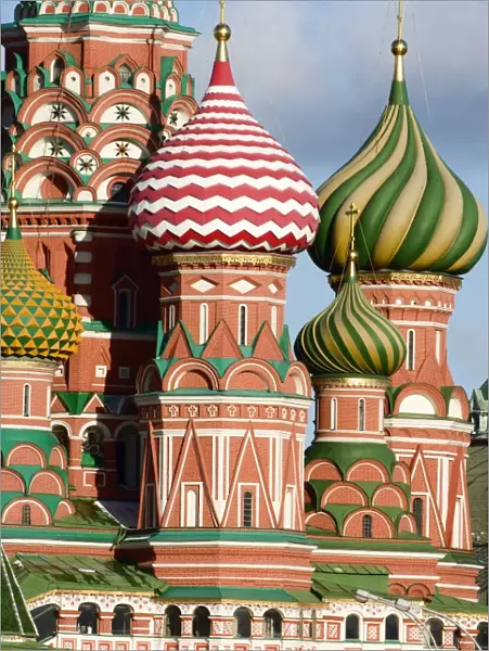 St. Basils Cathedral, Red Square, UNESCO World Heritage Site, Moscow, Russia, Europe