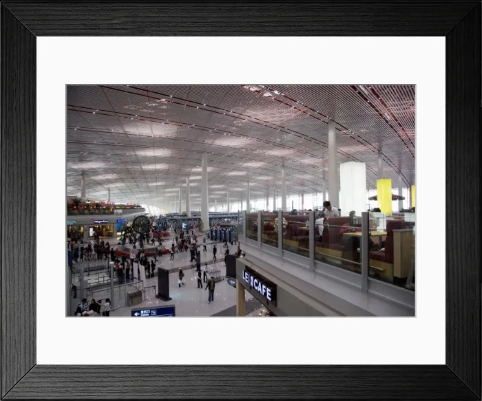 Framed Print : The International Airport, Beijing, China, Asia Framed Print : The International Airport, Beijing, China, Asia