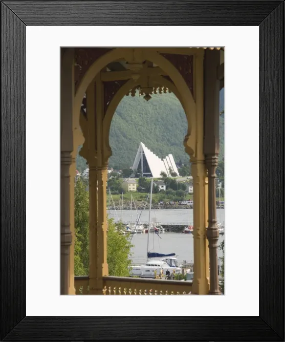 Framed Print : The Arctic Cathedral from the market place bandstand, Tromso, Norway, Scandinavia, Europe Framed Print : The Arctic Cathedral from the market place bandstand, Tromso, Norway, Scandinavia, Europe