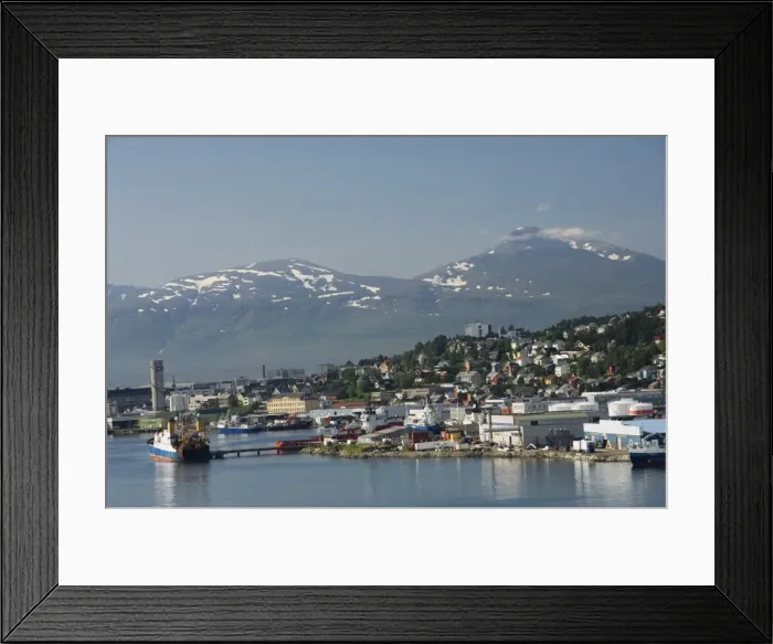 Framed Print : Approaching Tromso, Norway, Scandinavia, Europe Framed Print : Approaching Tromso, Norway, Scandinavia, Europe