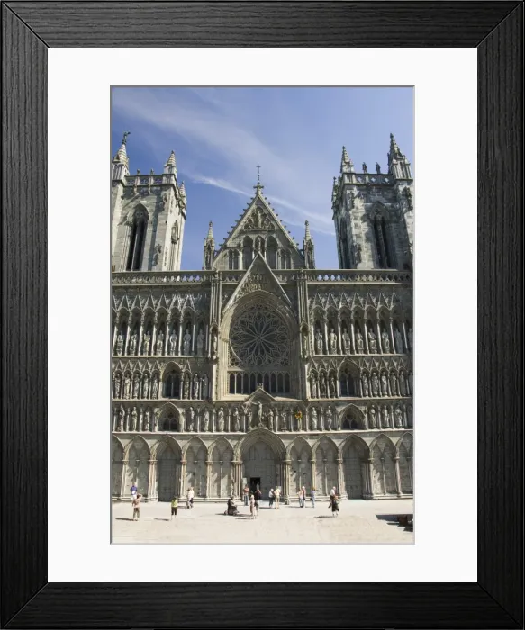 Framed Print : Nidarosdomen Og Cathedral, main front, Trondheim, Norway, Scandinavia, Europe Framed Print : Nidarosdomen Og Cathedral, main front, Trondheim, Norway, Scandinavia, Europe