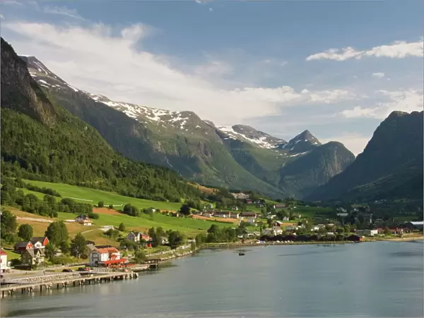 Township of Olden, Fjordland, Norway, Scandinavia, Europe
