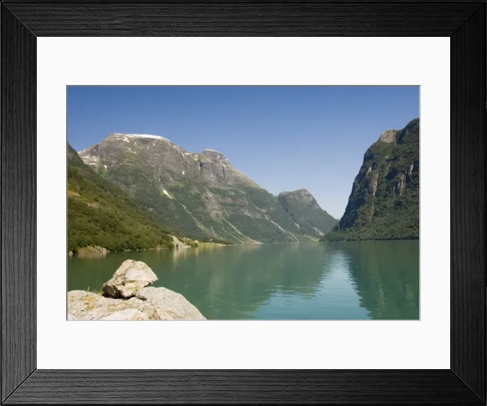 Framed Print : The green glacier lake above Olden, Fjordland, Norway, Scandinavia, Europe Framed Print : The green glacier lake above Olden, Fjordland, Norway, Scandinavia, Europe