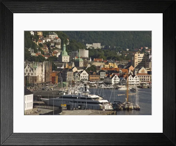 Framed Print : The old harbour area, Bergen, Norway, Scandinavia, Europe Framed Print : The old harbour area, Bergen, Norway, Scandinavia, Europe