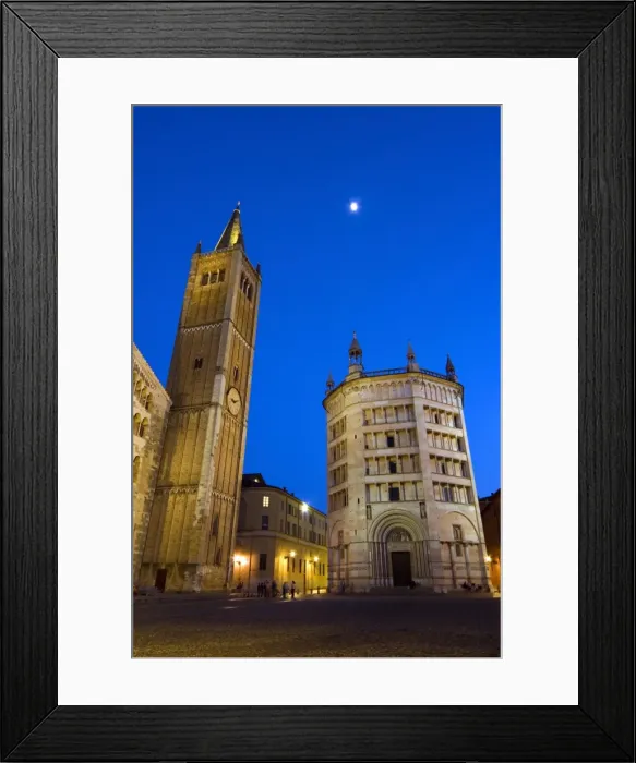 Framed Print : The Duomo and the Baptistry, Parma, Emilia Romagna, Italy, Europe Framed Print : The Duomo and the Baptistry, Parma, Emilia Romagna, Italy, Europe