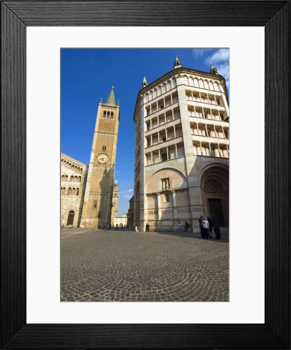 Framed Print : The Duomo and the Baptistry, Parma, Emilia Romagna, Italy, Europe Framed Print : The Duomo and the Baptistry, Parma, Emilia Romagna, Italy, Europe