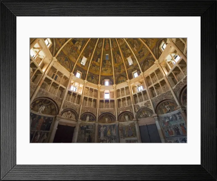 Framed Print : Interior of the Baptistry, Parma, Emilia Romagna, Italy, Europe Framed Print : Interior of the Baptistry, Parma, Emilia Romagna, Italy, Europe