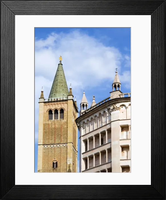 Framed Print : The Duomo and the Baptistry, Parma, Emilia Romagna, Italy, Europe Framed Print : The Duomo and the Baptistry, Parma, Emilia Romagna, Italy, Europe