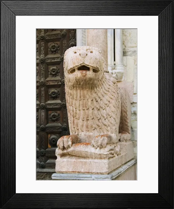 Framed Print : Lion statue outside Duomo, Parma, Emilia Romagna, Italy, Europe Framed Print : Lion statue outside Duomo, Parma, Emilia Romagna, Italy, Europe