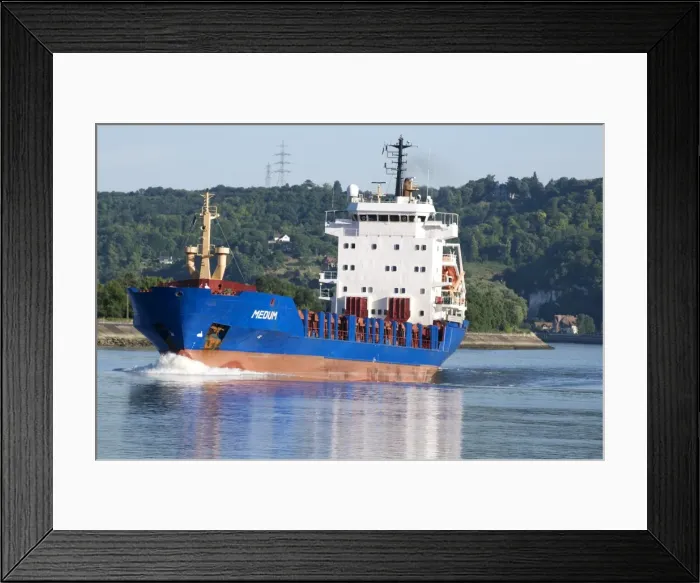 Framed Print : Cargo on River Seine near Rouen, Normandy, France, Europe Framed Print : Cargo on River Seine near Rouen, Normandy, France, Europe