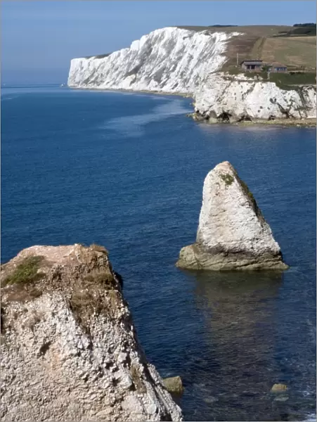Tennyson Down, Black Rock and Highdown Cliffs from Freshwater Bay, Isle of Wight
