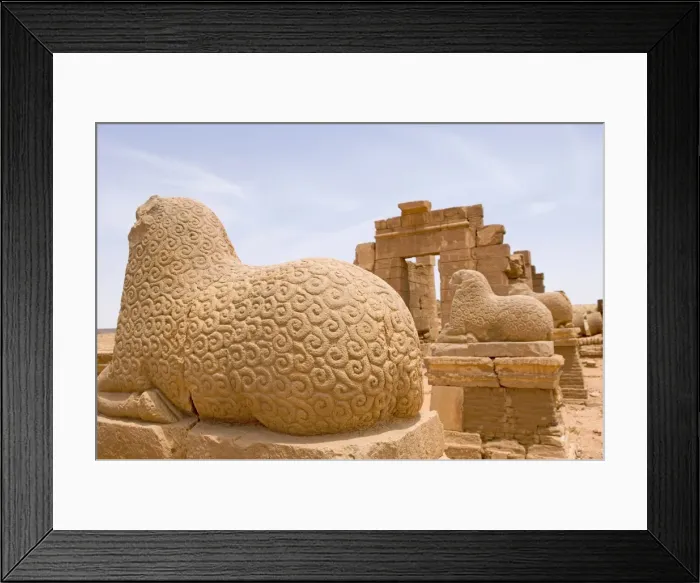 Framed Print : Temple of Amon, Old Temple of Naga, The Kingdom of Meroe, Sudan, Africa Framed Print : Temple of Amon, Old Temple of Naga, The Kingdom of Meroe, Sudan, Africa
