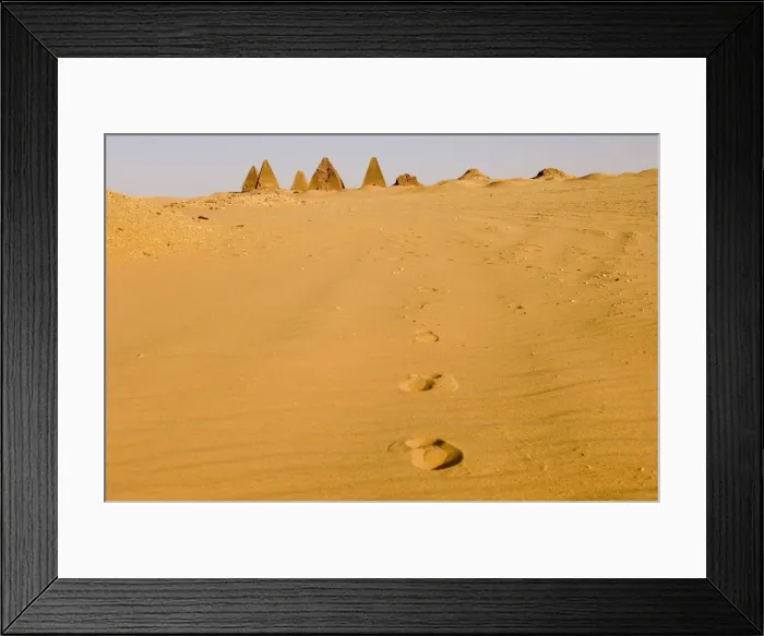 Framed Print : Pyramids to the west of the temple at Jebel Barkal, UNESCO World Heritage Site Framed Print : Pyramids to the west of the temple at Jebel Barkal, UNESCO World Heritage Site