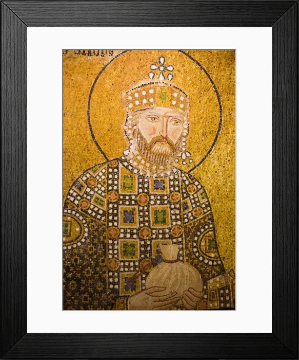 Framed Print : Mosaic of John the Baptist inside Aya Sofya (Sancta Sophia), UNESCO World Heritage Site Framed Print : Mosaic of John the Baptist inside Aya Sofya (Sancta Sophia), UNESCO World Heritage Site