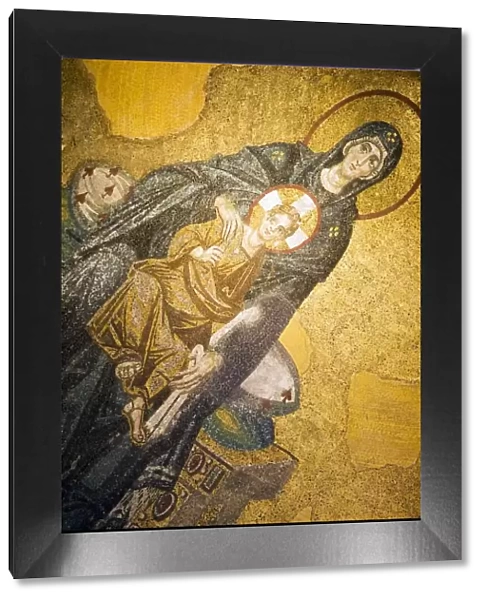 Aya Sofya (Hagia Sophia), Byzantine mosaic of Virgin Mary with infant Jesus