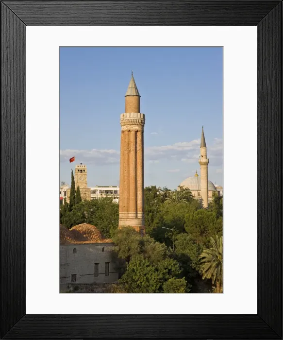 Framed Print : Clocktower (Saat Kulesi), Yivli Minare (Grooved Minaret) and Tekeli Memet Pasa Mosque in the historic district of Kaleici, Antalya, Anatolia, Turkey, Asia Framed Print : Clocktower (Saat Kulesi), Yivli Minare (Grooved Minaret) and Tekeli Memet Pasa Mosque in the historic district of Kaleici, Antalya, Anatolia, Turkey, Asia
