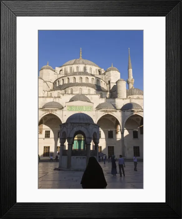 Framed Print : The Blue Mosque (Sultah Ahmet) in Sultanahmet, Istanbul, Turkey, Europe Framed Print : The Blue Mosque (Sultah Ahmet) in Sultanahmet, Istanbul, Turkey, Europe