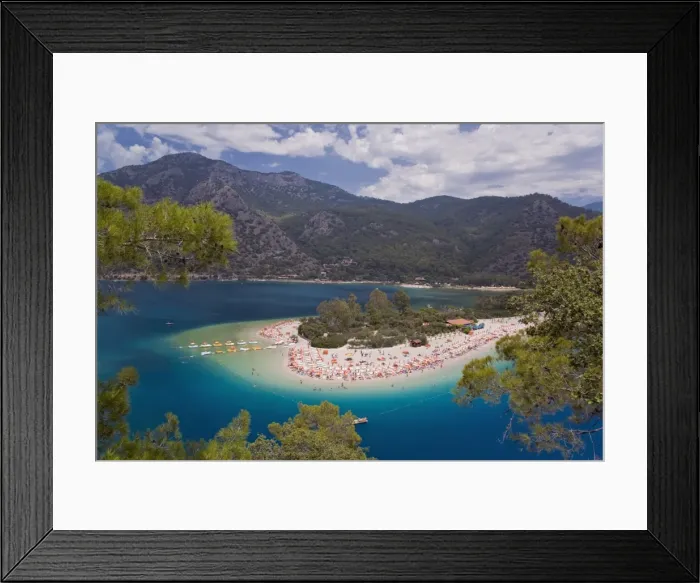 Framed Print : The Blue Lagoon, Bay of Oludeniz, Olu Deniz, near Fethiye, Anatolia, Turkey Framed Print : The Blue Lagoon, Bay of Oludeniz, Olu Deniz, near Fethiye, Anatolia, Turkey