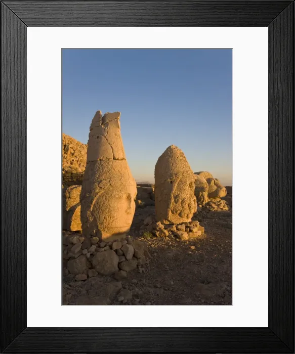 Framed Print : Ancient carved stone heads of the gods, Nemrut Dagi (Nemrut Dag), on the summit of Mount Nemrut Framed Print : Ancient carved stone heads of the gods, Nemrut Dagi (Nemrut Dag), on the summit of Mount Nemrut