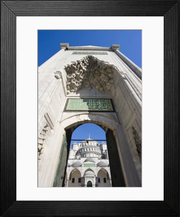 Framed Print : The Blue Mosque (Sultan Ahmet) in Sultanahmet, Istanbul, Turkey, Europe Framed Print : The Blue Mosque (Sultan Ahmet) in Sultanahmet, Istanbul, Turkey, Europe
