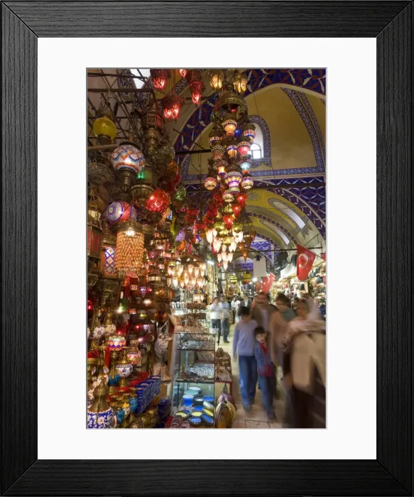 Framed Print : Grand Bazaar (Kapali Carsi), Istanbul, Turkey, Europe Framed Print : Grand Bazaar (Kapali Carsi), Istanbul, Turkey, Europe