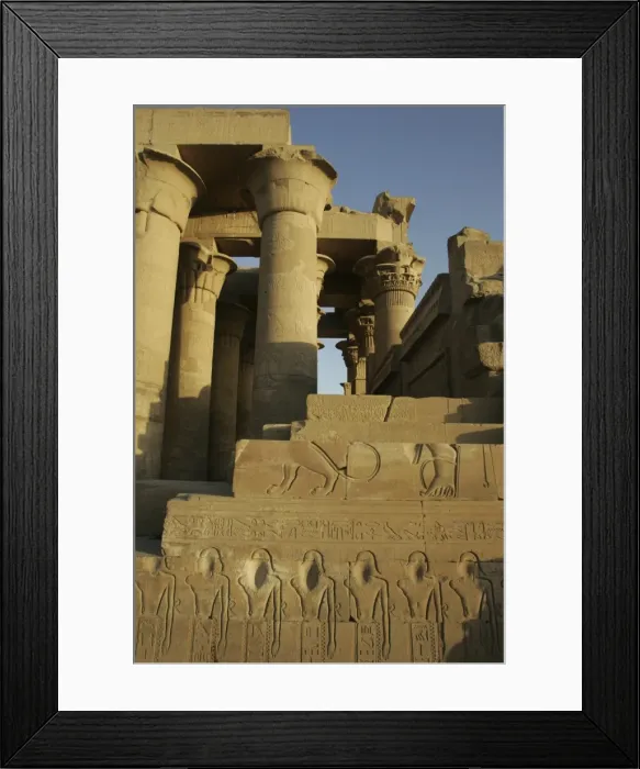 Framed Print : Kom Ombo temple, Egypt, North Africa, Africa Framed Print : Kom Ombo temple, Egypt, North Africa, Africa