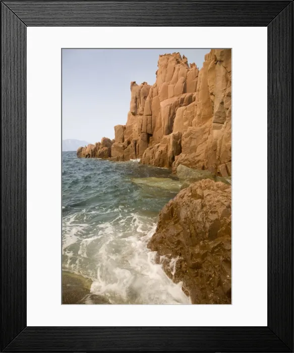 Framed Print : The famous red rocks of Arbatax, Sardinia, Italy, Mediterranean, Europe Framed Print : The famous red rocks of Arbatax, Sardinia, Italy, Mediterranean, Europe