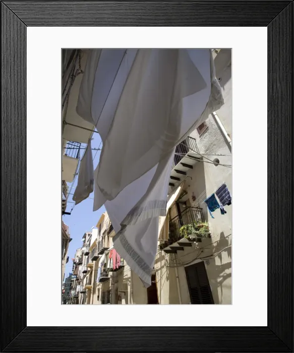 Framed Print : A street in the town of Cefalu, Sicily, Italy, Europe Framed Print : A street in the town of Cefalu, Sicily, Italy, Europe