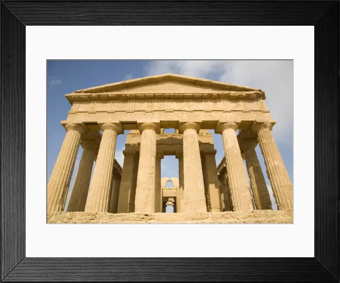 Framed Print : Temple of Concordia, Valley of the Temples, Agrigento, UNESCO World Heritage Site Framed Print : Temple of Concordia, Valley of the Temples, Agrigento, UNESCO World Heritage Site