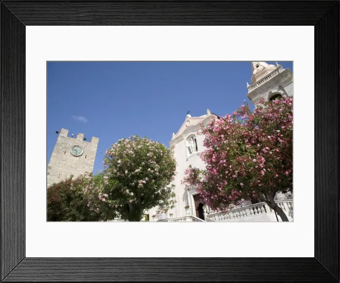 Framed Print : St. Giuseppe Church, Taormina, Sicily, Italy, Europe Framed Print : St. Giuseppe Church, Taormina, Sicily, Italy, Europe