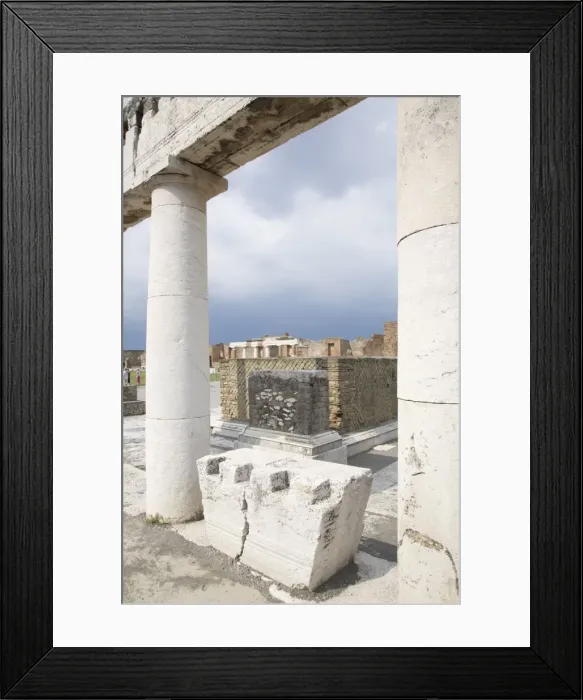 Framed Print : Details of the Forum, Pompeii, UNESCO World Heritage Site, Campania, Italy, Europe Framed Print : Details of the Forum, Pompeii, UNESCO World Heritage Site, Campania, Italy, Europe