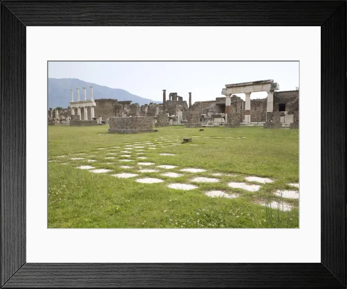 Framed Print : The Forum Square, Pompeii, UNESCO World Heritage Site, Campania, Italy, Europe Framed Print : The Forum Square, Pompeii, UNESCO World Heritage Site, Campania, Italy, Europe